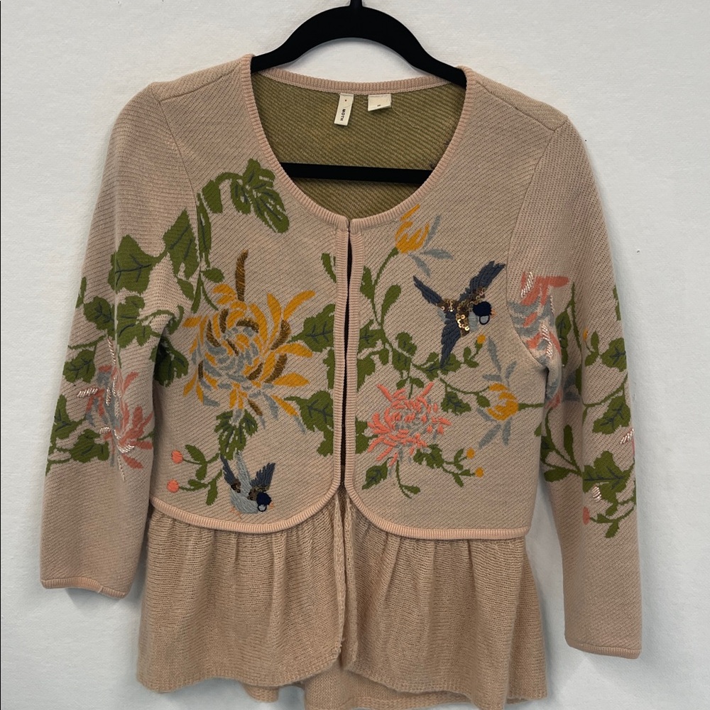 Moth Anthropologie Embellished Cardigan